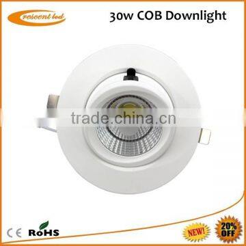 High Brightness Rotable Recessed Led Downlight 30w photo-2