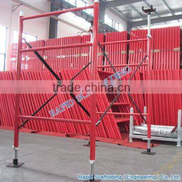 Types of Heavy Duty Frame Scaffolding System Made in China