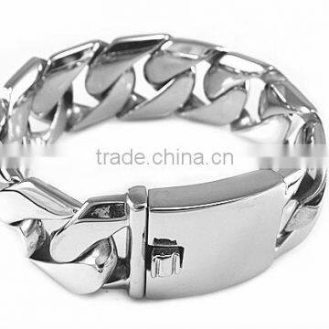 wholesale B501 316l stainless steel casting men bracelets