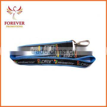 Visitor Card Holder Lanyard With Metal Hook 5/8"