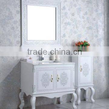 2013 Hot sell European Antique Solid Wood Bathroom Vanity 5805