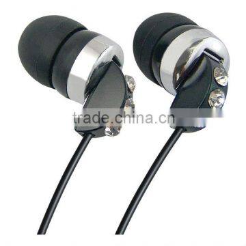 Fashion design stereo metal earphones for Iphone 5