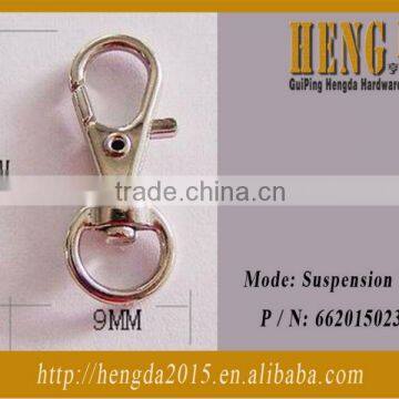 Nickel plated zinc alloy material snap hook
