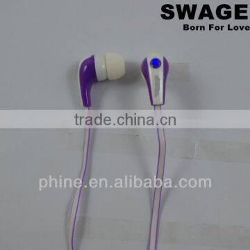 PH-206 Earbud and Earphone with micphone and volume control Provide OEM service