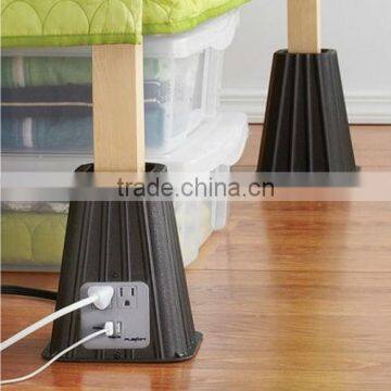 7 inch power bed risers and lofting beds (set of 4)