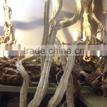 Natural Style Window Display Props Wood Decorations Tree photo-3