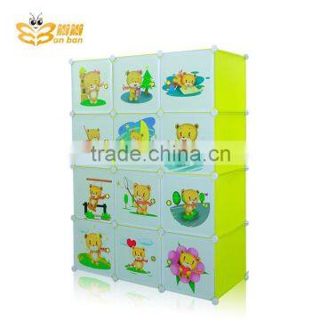 2015 new design hot sexy plastic Magic storage wardrobe kids plastic wardrobe