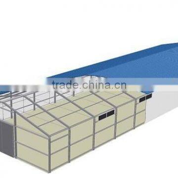 steel structure design poultry farm shed