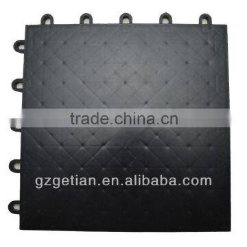environmental rubber interlocking floor for gymnasium, gym flooring mats for sale