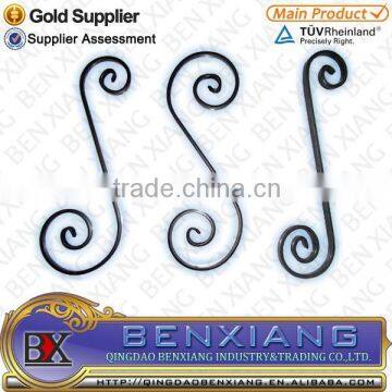 European Style Wrought Iron Scrolls Decorative C Scrolls S Scrolls