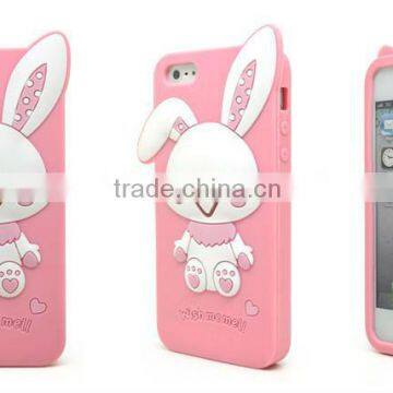 2013 hot bunny silicone mobile phone case