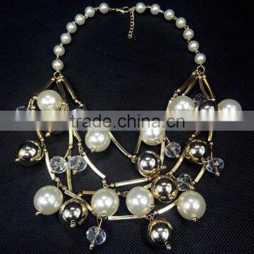 Water Drop Ball Pendant Pearl Necklace Women Necklace Fashion Jewelry 2015 New Design photo-4