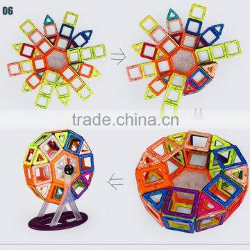 good quality plastic building block top selling magnetic block