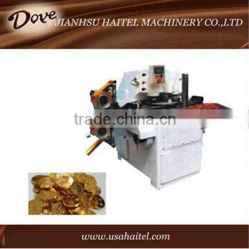 unique design most popular coin chocolate foil wrapping machine