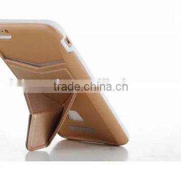 Luxury Original Brand Cell Phone Case PU Leather+PC Cover With Card Bag For IPhone 6 6Plus Protect Magnetic Stand Case photo-4