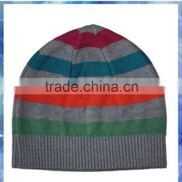 Angora 4 Color Knit Stripe Hat for Boys photo-3