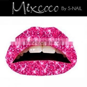 New Fashionable Sexy Lip Country Flag Temporary Tattoo Sticker for Girls photo-6