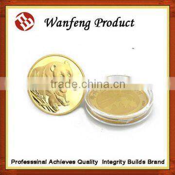 High quality low price antique plated gold coins in China