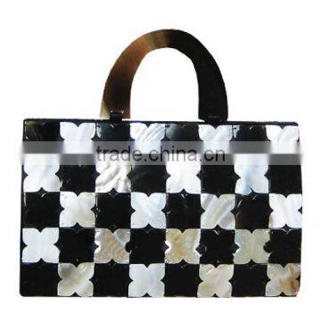 BW Buffalo Horn and Seashell Handbag