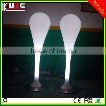 Wedding Party Decoration Water-drop Shape Glowing Lamp/LED Floorlamp/LED Stand Lamp With Wireless Remote Control