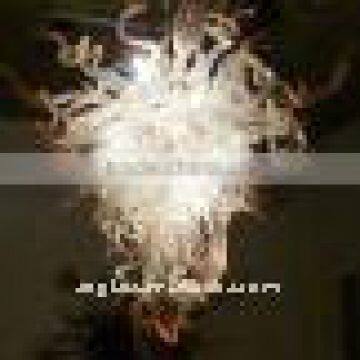 Handmade Blown Muticolor Art Stained Glass Chandelier lights for dining room with UL/CE