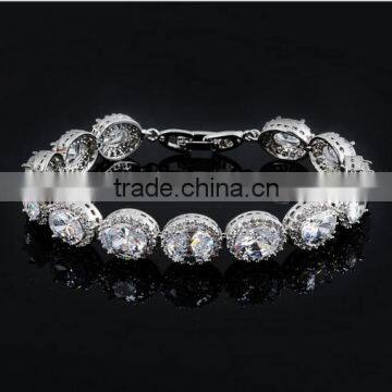 New Gold Bracelet Models Chinese Factory Fashion Brass Silver Bracelet