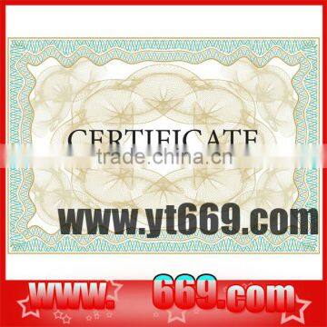 certificate professional printing