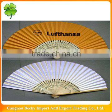 2014 high quality advertising hand fan