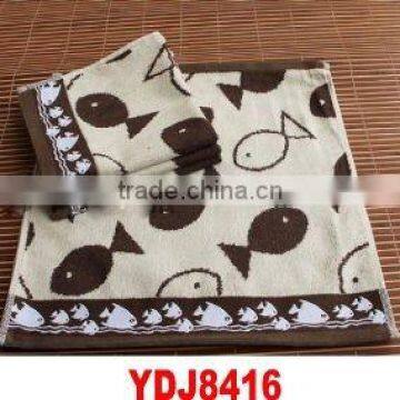 100% Cotton Yarn Dyed Jacquard Bath Towel