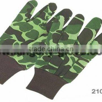 Camouflage Jersey Cotton glove with