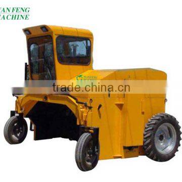 self-propelled organic fertilizer compost windrow turner machine