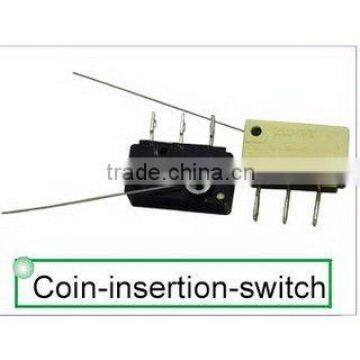 coin insertion switch