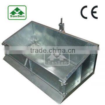 Tractor 3-Point Transport Box with CE, Tractor rear dump bucket,Farm implements loader