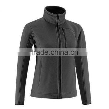 Women Army Green Pink Microfiber Varsity Plain Fleece Jacket Without Hood, Premium Dropship Name Brand Fashion High End Clothing photo-6