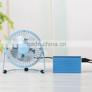 Electric Metal Portable Office Desk USB Mini Fan Cooler photo-4