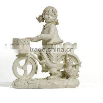 custom resin souvenir children figure for home decoration