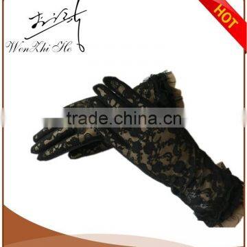 Beautiful Fashion Ladie Black Lace Gloves Party Dress Gloves Hot Sale