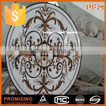 Waterjet and Stone Madallion, Marble Pattern Floor Tiles