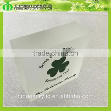 DDB-0116 Trade Assurance Frosted Acrylic Block