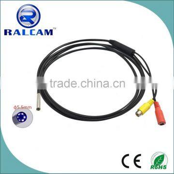temperature control flexible tube borescope camera for three way catalyst cleaning