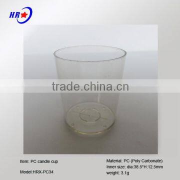 HRX-PC34 TRANSPARENT ROUND PC CUP OF TEALIAGHT CANDLE photo-4
