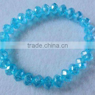 Light blue Crystal Bracelet with crystal beads jewelry clothes(R-1340