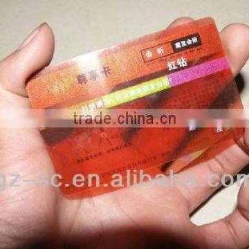 Printing service high quality transparent business cards