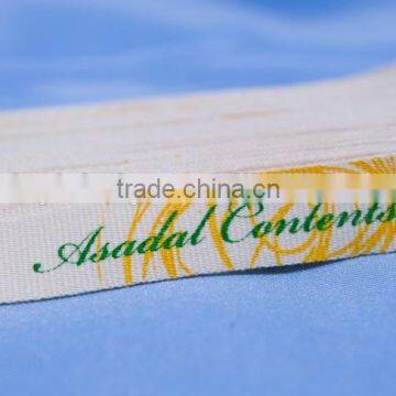 printed cotton tape labels