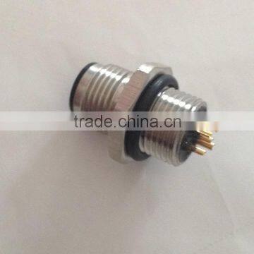 M12 5PIN MALE SOLDER REAR PANEL MOUNT CONNECTOR