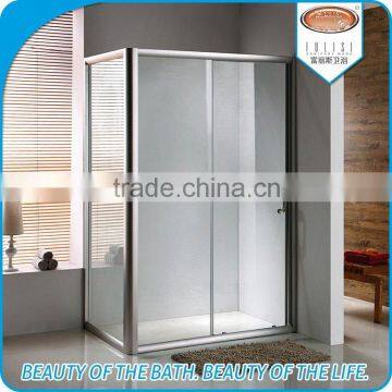 Simple Design Straight Tempered Glass Shower Enclosures