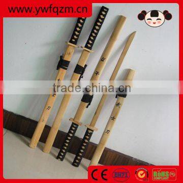 wooden fancy katana samurai sword for children