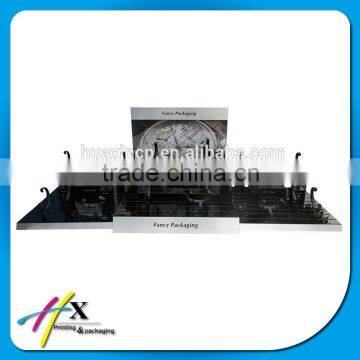 Custom Wooden Material Display Table Stand Set