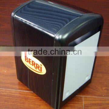 Power plating , CMYK/Solid color/Silk printing tin napkin dispenser
