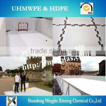 Plastic Synthetic Ice Boards/rolling Skating Panel/HDPE Polyethylene Dasher Board